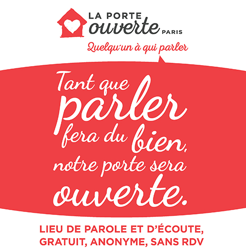 Affiche de l'association La Porte Ouverte